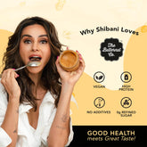 The Butternut Co. No stir Peanut Butter Classic (With Jaggery) Crunchy, 340 gm (No Added Sugar, Vegan, High Protein, Keto)